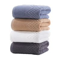 Custom Logo 100% Cotton Bath Towel Luxury Hotel Soft Absorbent Face Hand Towels Bulk Wholesale