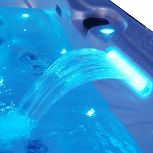 Vasca Idromassaggio di Lusso con 176 Getti, Spa Balboa per 6 Persone, Cascata LED, <span class=keywords><strong>Jacuzzi</strong></span> da Esterno 2,3M, Vasche Massaggianti per Giardino e Hotel - Product Image 5