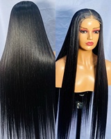 Mèches de cheveux humains indiens Remy lisses, 100 % naturels, double trame machine, 100 g, peuvent être décolorées, teintes et permanentées