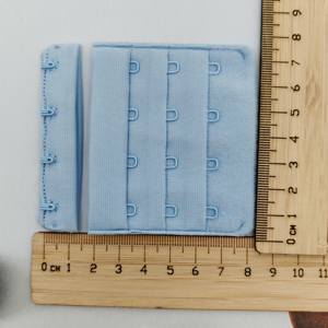 Extensor de sujetador de nailon con 3 hileras y 4 ganchos, accesorios de lencería íntima, prendas metálicas al por mayor - Product Image 5