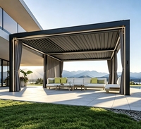 Motorisierte Aluminium-Bioklimatische Pergola Wasserdichtes Schneefestes Lamellendach-System Umweltfreundlicher Outdoor-Pavillon Hochwertig Bergtauglich