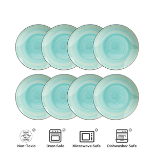 Semtember Promotion Round Kitchen Plates <b>Set</b> Ceramic Plates Bowls Exquisite High Quality Big Plates Unique Design <b>Dinnerware</b> <b>Set</b> - Product Image 3