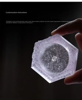 Boîtes à bijoux en verre cristal Liuli à motif floral, décoration élégante pour chambre à coucher, pour ranger boucles d'oreilles, colliers, ArtFamily, Saint-Valentin