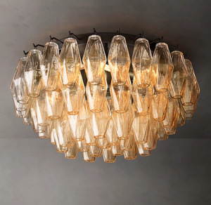 Lámpara <span class=keywords><strong>de</strong></span> Techo <span class=keywords><strong>de</strong></span> Cristal Transparente <span class=keywords><strong>Mia</strong></span> para Comedor, Lámpara Colgante Redonda Moderna para Sala <span class=keywords><strong>de</strong></span> Estar - Product Image 1