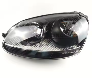 Fari Anteriori 1K6941005T 1K6941006T Sistemi di Illuminazione Auto Fanale Nero Faro per Volkswagen VW GOLF 5 - Product Image 1