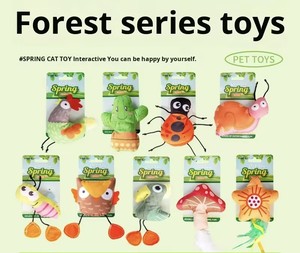 Ensemble de jouets pour chat en peluche amusants à la catnip, baguette à plumes pour le nettoyage des dents, soulagement de l'ennui en intérieur, non toxique, respectueux de l'environnement, toute l'année - Product Image 6