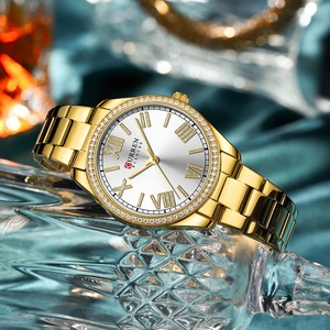 Curren 9088 Ladies <b>Watch</b> Fashion Quartz Casual Steel Band <b>Watch</b> Ladies <b>Watch</b> 30m Waterproof - Product Image 5