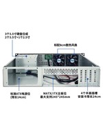 Casing PC Rak 2U Kedalaman 300mm, Chassis Server Industri, Kompatibel Motherboard MicroATX, Dilengkapi 2 Kipas, Ready Stock