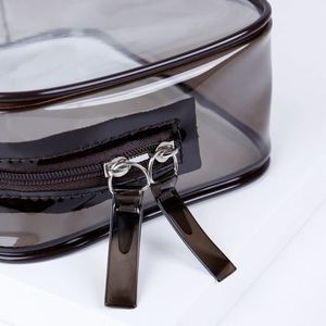 <b>Clear</b> PVC Luxury Cosmetic <b>Bag</b> with Fashionable Letter Pattern Zipper - Product Image 2