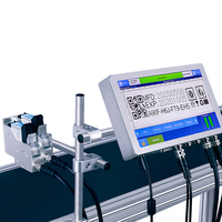 Impresora de Inyección de Tinta Térmica DOCOD T2000 TIJ con Pantalla Táctil HD de 10 Pulgadas, Máquina de Impresión de Fechas de Caducidad con Control de Alarma para Línea de Producción