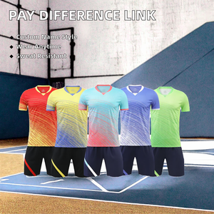 Enlace Especial para Pagar la Diferencia de Precio - Compre Más y Ahorre - Contácteme para el Pago - Conjuntos Deportivos Transpirables de Manga Corta para Hombre en Spandex/Poliéster - Product Image 2