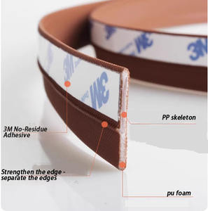 Vente en gros rentable Bande d'étanchéité de <span class=keywords><strong>porte</strong></span> d'armoire anti-poussière et anti-mites auto-adhésive pour portes de <span class=keywords><strong>placard</strong></span> coulissantes - Product Image 3