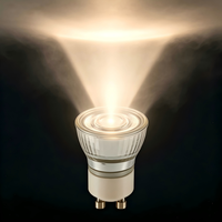 Bombilla LED GU10 GU11 MR11 para Foco, 35mm 1.38in 5W 470LM AC180-260V, Lámpara LED para Riel
