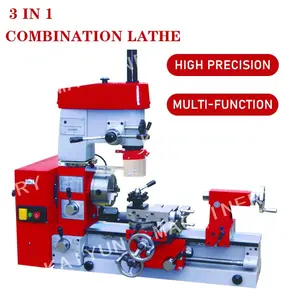 High Precision Sale Multi-purpose KY400 vertical mini metal lathe milling and drilling machine combo Manual Lathe for metal