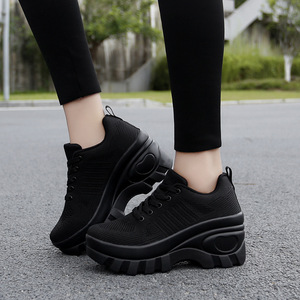 Nuevas Zapatillas Casuales de Mujer 2025 con Plataforma, Aumento de Altura, Cómodas, Resistentes al Desgaste, de Malla Transpirable y Suela Gruesa - Product Image 4