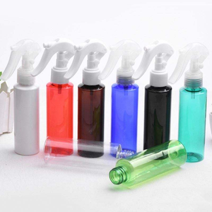 Cylinder Shape PET <b>Plastic</b> <b>Spray</b> <b>Bottle</b> with Pump Sprayer 120ml Amber Color for Personal Care Use - Product Image 6