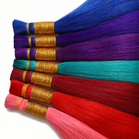 Pour les usines de perruques, vente en gros de mèches de cheveux Remy en vrac, cuticules alignées, double tirage, sans nœuds, doux, brillance naturelle.