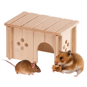 <span class=keywords><strong>Ferplast</strong></span> - Niche murale en bois pour hamsters, gerbilles, souris - Fenêtre carrée en bois avec ventilation - Montage sans outils - Product Image 1