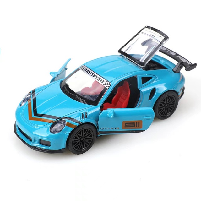 New Design 1/36 91 GTR Alloy Diecasts Toy Car Models Metal Vehicles Double Door Pull Back for Children Collectable Gift