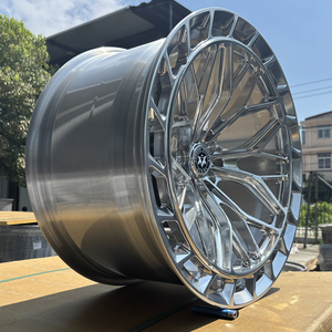 Viaol 五辐条 <span class=keywords><strong>50</strong></span> 光面透明锻造合金轮毂 8-12 英寸 5*120 5*112 5*114 4 件全新 RS5 RS6 - Product Image 6