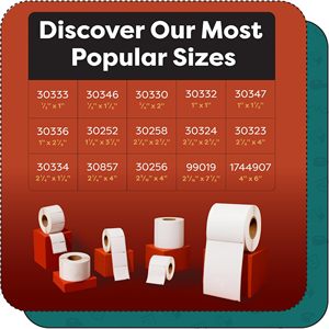 Promotion Barcode Waterproof Heat-Resistant Strong Stickiness Eco-friendly Supermarket Thermal Paper Thermal <b>Printer</b> Labels - Product Image 3