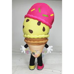 Costume Gonfiabile a Tema Gelato per Adulti, Mascotte Personalizzabile 2m/2.6m per Eventi Promozionali - Product Image 4