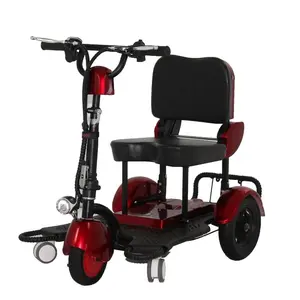 Yetişkin katlanır 3 tekerlekli elektrikli bisiklet veya scooter yaşlılar için elektrikli scooter 3 4 tekerlekli engelli hareketlilik scooter 25km/saat