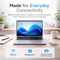 Ordinateur portable 15,6 pouces AMD 5500H, RAM DDR4 16 Go, SSD NVMe, écran FHD IPS, WiFi 5, rétroéclairage, reconnaissance d'empreintes digitales, Windows 11 Pro
