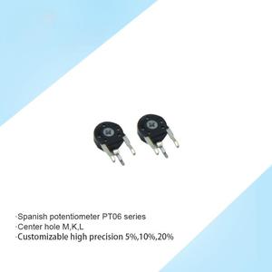 SINETONG PT06-H Spanish PIHER Potentiometer Horizontal Adjustable <b>Resistor</b> Oval Hole 10K Potentiometer - Product Image 2