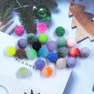 2025 Venta al por mayor, mezcla de 100 piezas, accesorios para hacer pulseras DIY, cuentas acrílicas de azúcar de 16 mm - Product Image 4