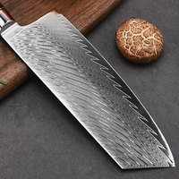 Amber Best Couteau de chef de cuisine japonais Damas 8 pouces fait à la main 67 couches Vg10 avec manche en résine époxy