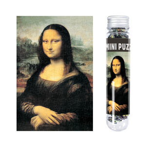 <span class=keywords><strong>Puzzle</strong></span> en mini-tubes sur mesure de 150 pièces en carton bleu premium, finition effet éclat d'huile, double image, Note de bénédiction, Guide 1:1, épais, sans débris, rigide - Product Image 1