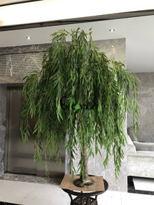 Sapin de <span class=keywords><strong>saule</strong></span> artificiel, décoration de jardin pour maison, arbres décoratifs artificiels, bon marché, vente en gros, pièces - Product Image 2