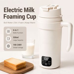 Taza de café con batería, bonita taza de viaje, cargador de coche, tazas de café plateadas con asa, taza recargable - Product Image 1