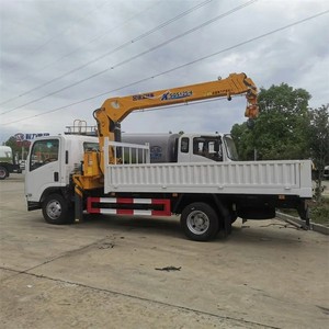 Camion grue Isuzu neuf de marque japonaise, prix d'usine, 4x2, 5 tonnes, avec moteur, boîte de vitesses et pompe, à vendre - Product Image 6