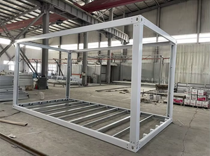 Khung nhà lắp ghép di động DYCE Trung Quốc, kích thước 10ft và 20ft, đóng gói phẳng, khung thép, khung <span class=keywords><strong>container</strong></span> vận chuyển - Product Image 2