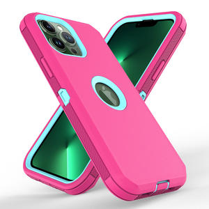 Étui de protection robuste de qualité <span class=keywords><strong>militaire</strong></span>, housse complète, protection arrière robuste pour <span class=keywords><strong>iPhone</strong></span> 14 /11 /12 <span class=keywords><strong>13</strong></span> - Product Image 6