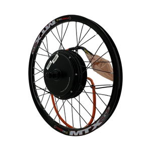 Moteur de moyeu de vélo électrique <span class=keywords><strong>QS</strong></span> <span class=keywords><strong>205</strong></span> 50H V3 4T <span class=keywords><strong>5T</strong></span> 6T avec jante MTX 26'' - Product Image 3