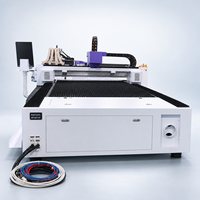Machine de découpe laser à fibre CNC de type ouvert 1530, découpeuse laser de tôles 1500x3000mm, découpeuse de plaques métalliques haute vitesse