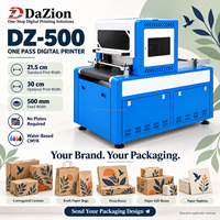 Printer Inkjet Digital Single Pass DZ-500 Langsung dari Pabrik, Lebar Cetak Opsional 30cm CMYK untuk Kertas Pembungkus Teh dan Kotak Kertas