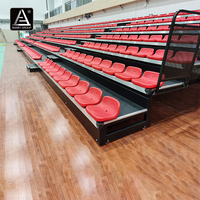 Tribune télescopique rétractable pour terrain de basketball intérieur intelligent, système de sièges escamotables pour gymnase