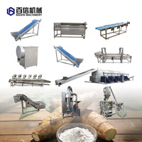 Ligne de production de farine de manioc de qualité supérieure, machine de mouture de farine pour taro et manioc, processeur de farine de manioc