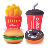 Frites et Coca-Cola Réalistes en Gros pour Anniversaire, Jouet Squishy à Presser, Durable, Cadeaux de Fête
