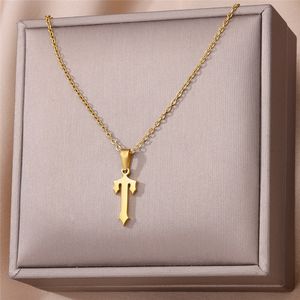 Wholesale Custom Personalised 18k Gold Plated Stainless Steel <strong>Initials</strong> Pendant Charm Letter Women Men <strong>Children</strong> <strong>Necklace</strong> - Product Image 5