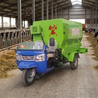 Nouveau Épandeur Électrique Automatique à Trois Roues pour Bovins et Ovins, Haute Productivité, Capacité de 3m, Décharge Bilatérale