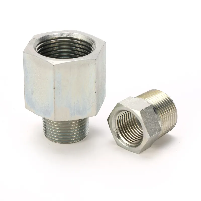 STRAIGHT NPT MALE TO FEMALE SOLID HYDRAULIC REDUCER ADAPTER BUSH FITTING