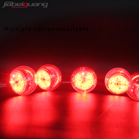 Lampes à points LED RGB 60 mm DC24V IP65 8 pièces SMD5050 Connecteur JST 3 broches Éclairage paysager