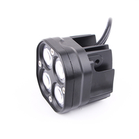 Phare de travail LED bicolore 60W 4x4 3 pouces en aluminium pour camion, tracteur, tout-terrain, modèle chargeur, compatibilité 12V 24V
