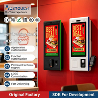 Kioscos de Pago AWSTOUCH Personalizados con Pantalla Táctil Completa de 32 Pulgadas, Máquinas de Facturación de Autoservicio, Kiosco de Pedidos