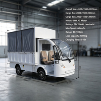 Nouvelle solution de manutention de matériaux pour entrepôt, camion léger électrique moderne à rideaux latéraux, automatique 4x2, robuste